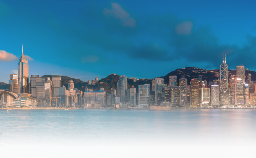 Image of Victoria Harbour, faded